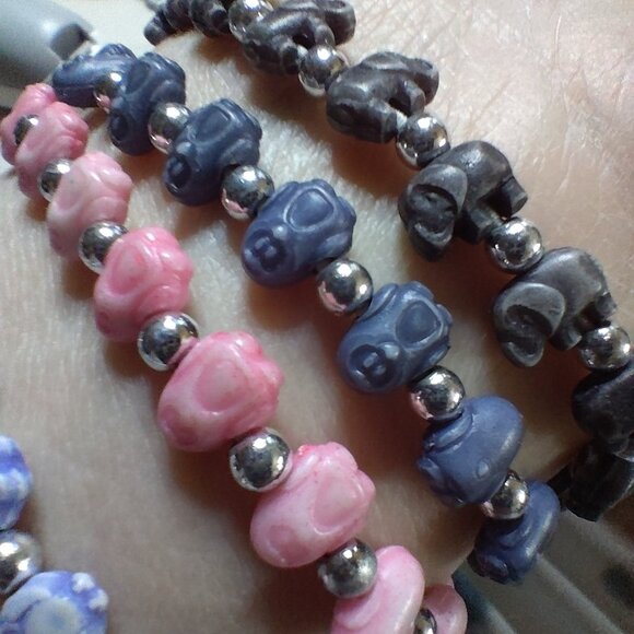 Set of 4 trrtlz Animal Bracelets – Owlz, Elephantz, Pink & Blue Penguinz - Picture 6 of 6